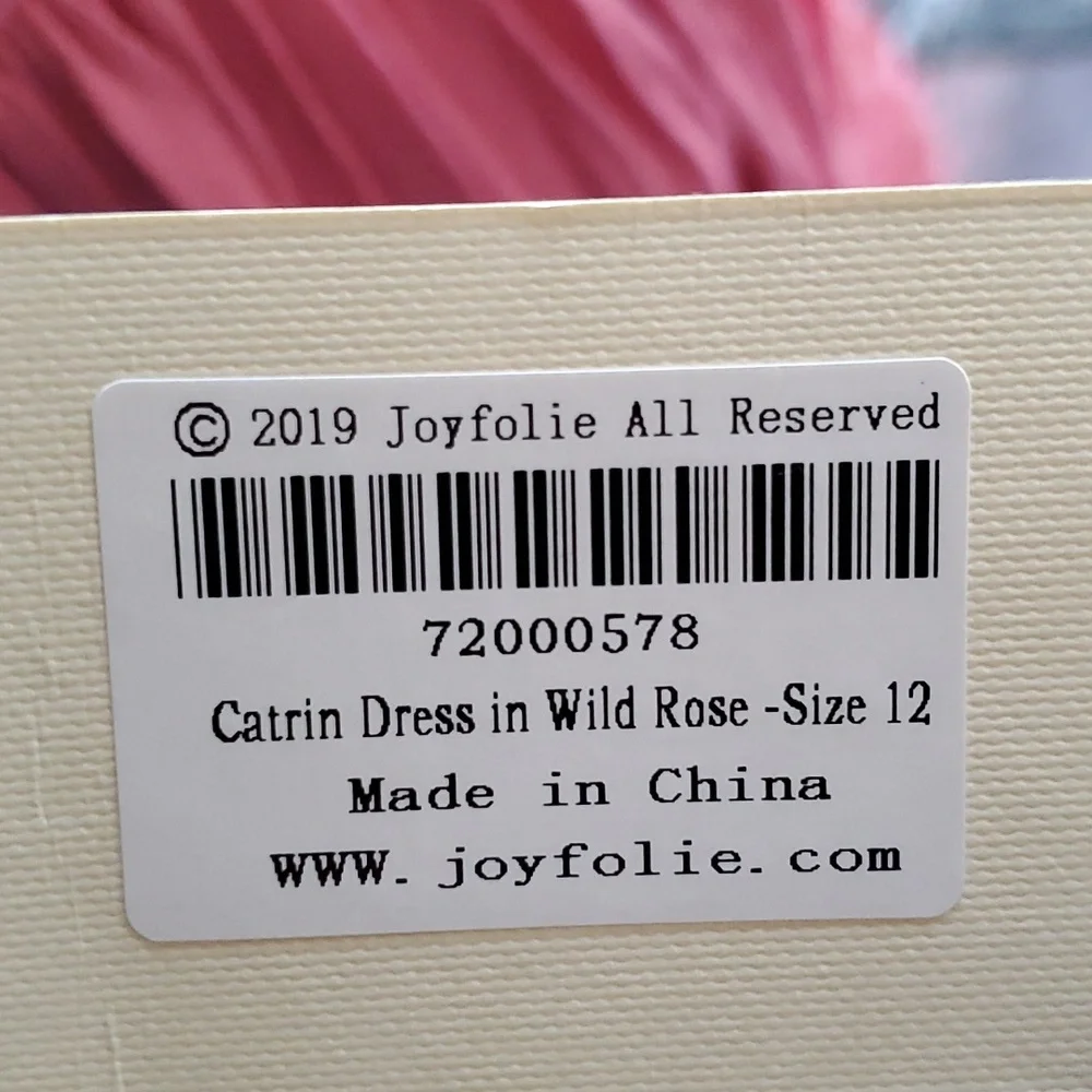 Mia Joy  catrin women pink Barbiecore dress size 12 - Picture 12 of 17